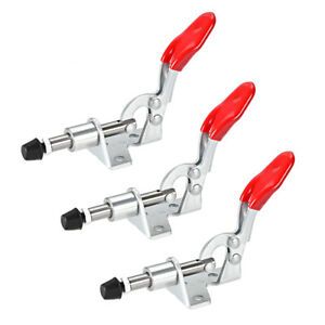 3 Pcs Pull Push Action Toggle Clamp 100 lbs/45kg Holding Capacity 16.7mm Stroke