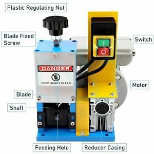 110V Powered Electric Wire Stripping Machine Copper Cable Waste Recycle