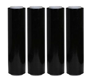 4 Pack Stretch Wrap Industrial Strength 18&#034; x 1000 Ft - 80 Gauge Thick 20 Micron