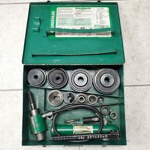 Greenlee 7310SB Knockout Hydraulic Punch Kit Set w/ Case - Works Great!