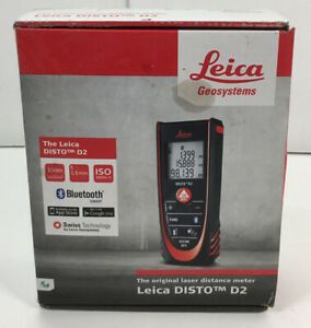 Leica Geosystems DISTO D2 Laser Distance Meter - Black/Red