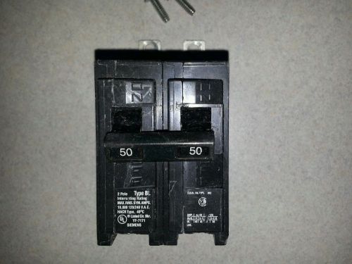Siemens/ITE 50 amp double pole Type BL electrical circuit breaker