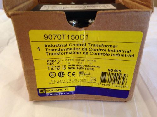 SQUARE D TRANSFORMER 9070T150D1 NEW IN BOX