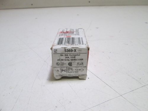 PASS &amp; SEYMOUR PLUG CONNECTOR 5369-X *NEW IN BOX*