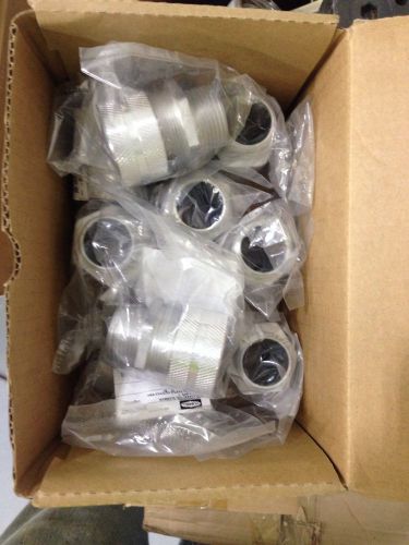 Hubbell SHC1042 Aluminum Cord Connector 1&#034; Lot Of 10 Unopened Bags Free Shipping