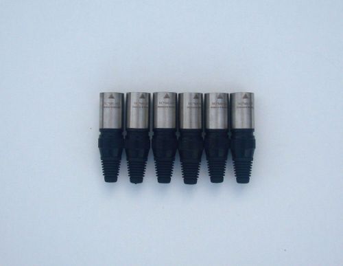 Neutrik NC3MX-HD Never Used Lot of 6 Male XLR Microphone Cable Connectors