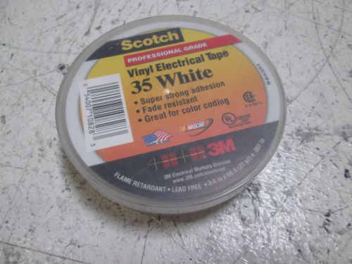 SCOTCH 25 WHITE VINYL TAPE *NEW IN A FACTORY PACKAGE*