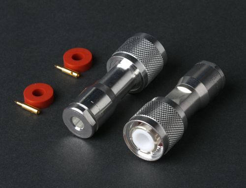 Hn connector hn-p-3 (hn male clamp coaxial connectors) a set of 2 pcs toyo brand for sale