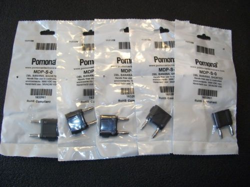 5- Pomona  Plugs- MDP-S-0 ( New in Packages )