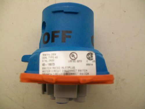 Meltric 63-18073 DSN 20A 3P+E 250V 2 HP Type 4X Inlet/Plug