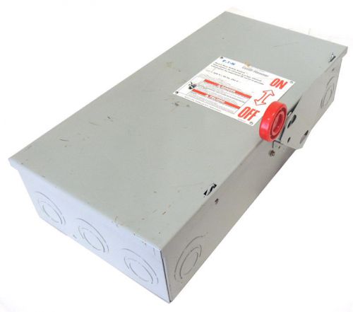 Eaton cutler-hammer 100a non-fusible safety switch heavy duty 600vac dh363ugk for sale