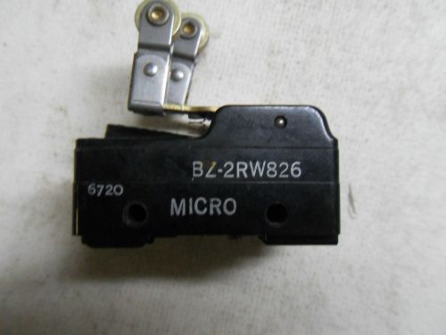(X4-1) 2 NEW MICRO SWITCH BZ-2RW826 LIMIT SWITCHES