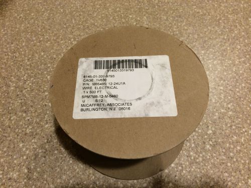 500 ft reel, 24 awg wire, m85485/ 12-24u1a mil spec, new for sale