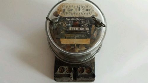 Vintage Westinghouse Model OB Watthour Meter ELECTRIC Steampunk