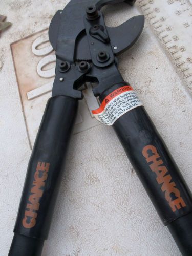 Rare a b chance heavy duty ratchet cable cutters  lineman high voltage for sale