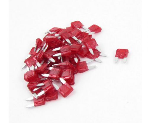 60PCS 10A 10 AMP Automotive Mini Blade Fuses Red for Car