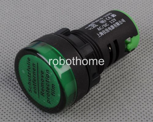 Green led indicator pilot signal light lamp 12v output new for sale