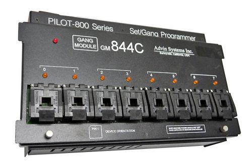 Advin Systems Pilot-800 Series Set/Gang Programmer Unit +GM844C Gang Module