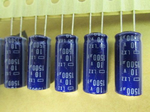1600 pcs nippon instruments lxz10v3152m10x25ft radial capacitor 1500mfd 10volt for sale