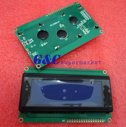 1pcs new 2004 204 20x4 character lcd display module blue blacklight good quality for sale