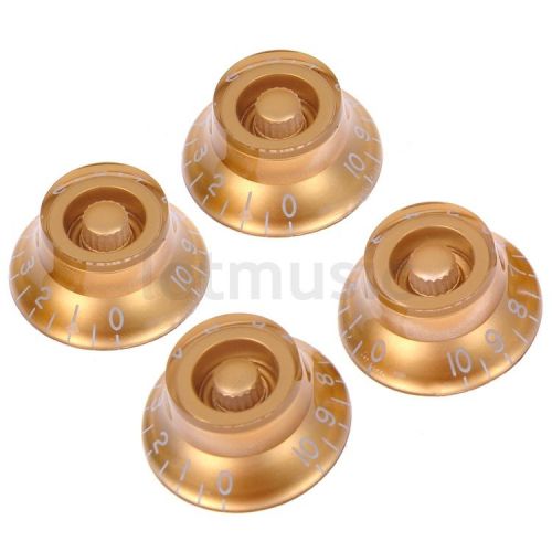 4pcs speed control knobs gold for gibson les paul guitar control knob for sale
