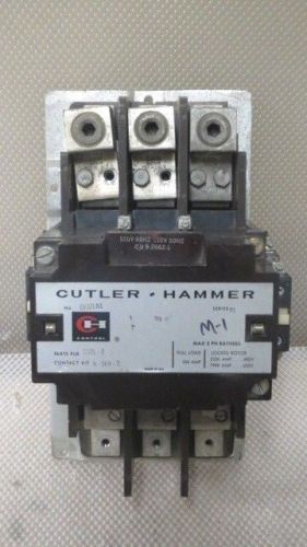 CUTLER HAMMER CONTACTOR 350 AMP 600 VAC 3 PHASE 120V COIL MODEL: C832LN1