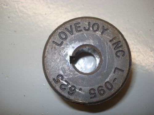 Lovejoy l-095 625  steel shaft coupling half  2 1/8 os  5/8&#034; bore for sale
