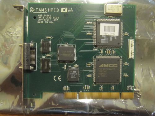 Tams test &amp; measurement 70488 488-66501 pci hpib gpib interface card e2078a for sale