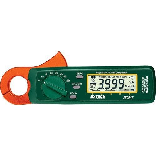 Extech 380947 clamp meter 400a ac/dc trms freq for sale