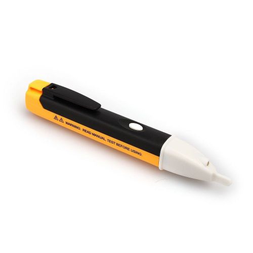 Yellow 6&#034;LED Light Alert Pen Electric Voltage Tester Detector Sensor 90-1000V AC