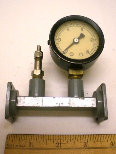 WAVELINE Waveguide Section w/Valve and Pressure Gauge for Ka Band  Made in USA