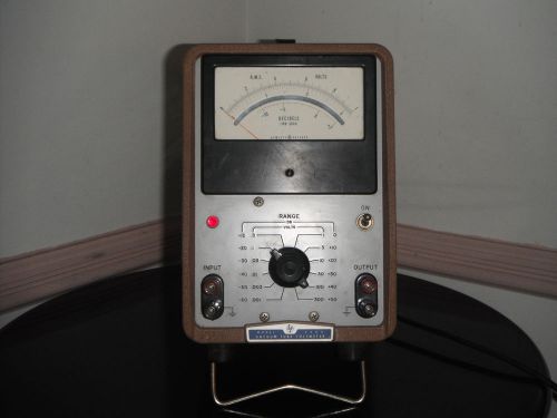 Vintage Hewlett Packard Vacuum Tube Voltmeter Model 400H HP Made in U.S.A.