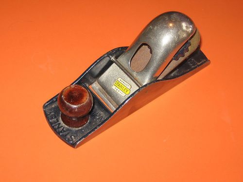 Stanley rule &amp; level no 110 block plane original sticker nice  made in usa for sale