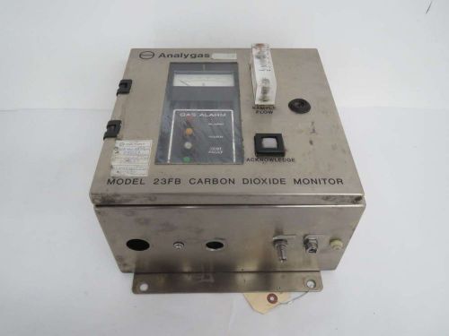 ANALYGAS SYSTEMS 23FB CARBON DIOXIDE MONITOR 115V-AC CONTROLLER B447614