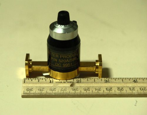Alpha / trg 520a / mi-wave wr28 waveguide variable attenuator for sale