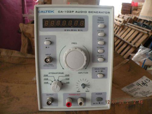 NEW CALTEK CA-102P AUDIO GENERATOR DIGITAL NNB