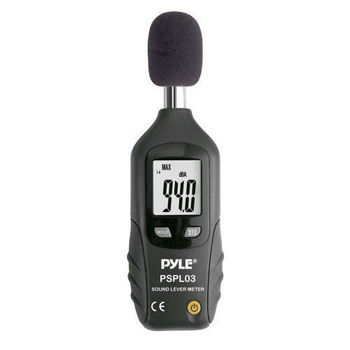 NEW Pyle Mini Digital Sound Level Meter Frequency Weighting Musician/Technicians