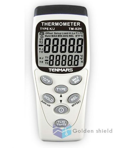Tenmars tm-82n thermometer temperature meter 5 digits/-200~+1370°c/-200~+1050°c for sale