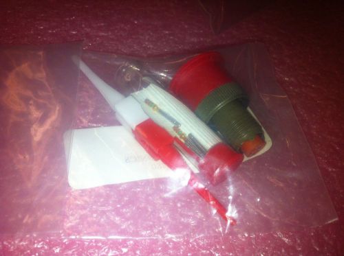 Lot of 10 ms3475w8-33s circular mil spec connector st plug w/grounding fingers for sale