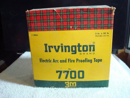 Vintage 3M 7700 Irvington Electric Arc &amp; Fire Proofing Tape in Box