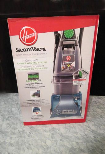 New hoover f5914900 steamvac spin scrub carpet cleaner w/ attachments &amp; shampoo for sale