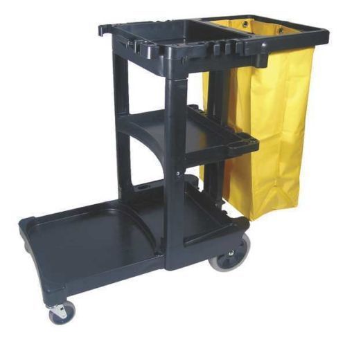 Rubbermaid Janitor Cart with Yellow Vinyl Bag (brand new, unopened box)