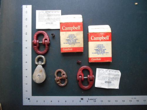 MIXED LOT of 4 PULLY COUPLING LINK Campbell