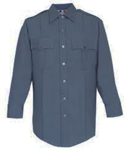 United security medium blue uniform shirt long sleeve size 18 - 18.5  32/33 for sale