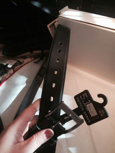 5.11 tactical belt #59501 black leather for sale