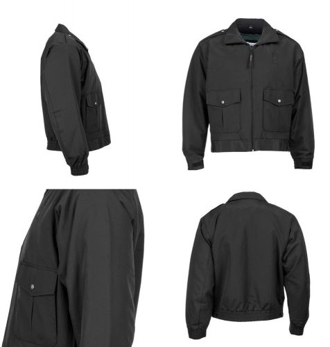 Nwt blauer 6120 3-season bomber jacket w/ b. dry police duty coat black med tall for sale