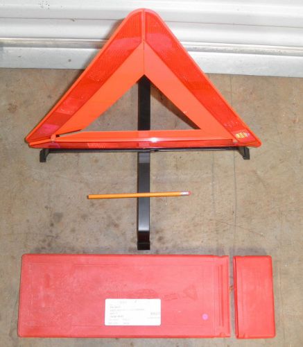 Reflector triangle roadside safety european standard ece r27 military spec 16&#034; for sale
