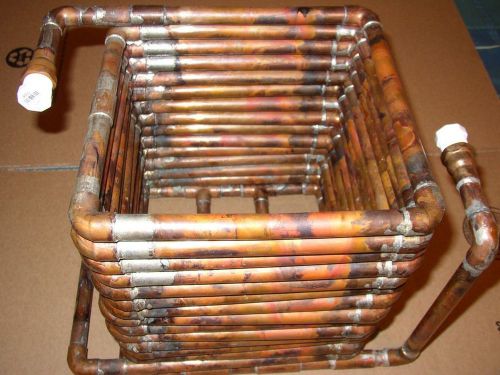 Homemade copper heat exchanger.  Use it, or buy as scrap copper.