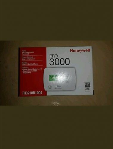 New in Box Honeywell Pro 3000 TH3210D1004  Non-Programmable Digital Thermostat