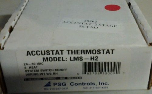 Accustat LMS-AH22 Low Voltage Multi-Stage 2 Cool/Heat 24-30V Thermostat NIB